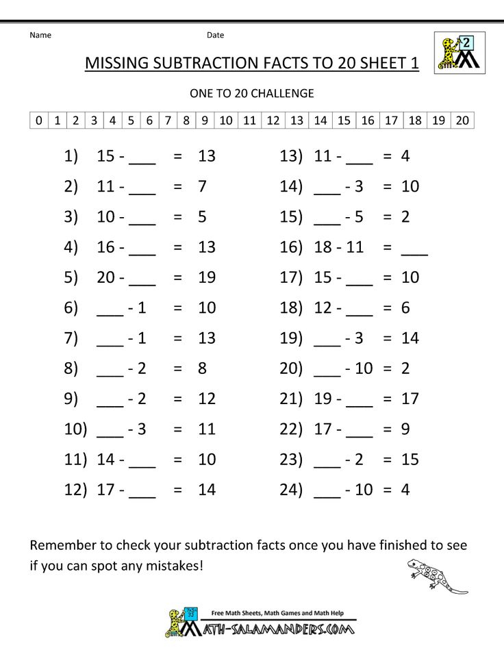 20 Maths Worksheet For Grade 5 Subtraction