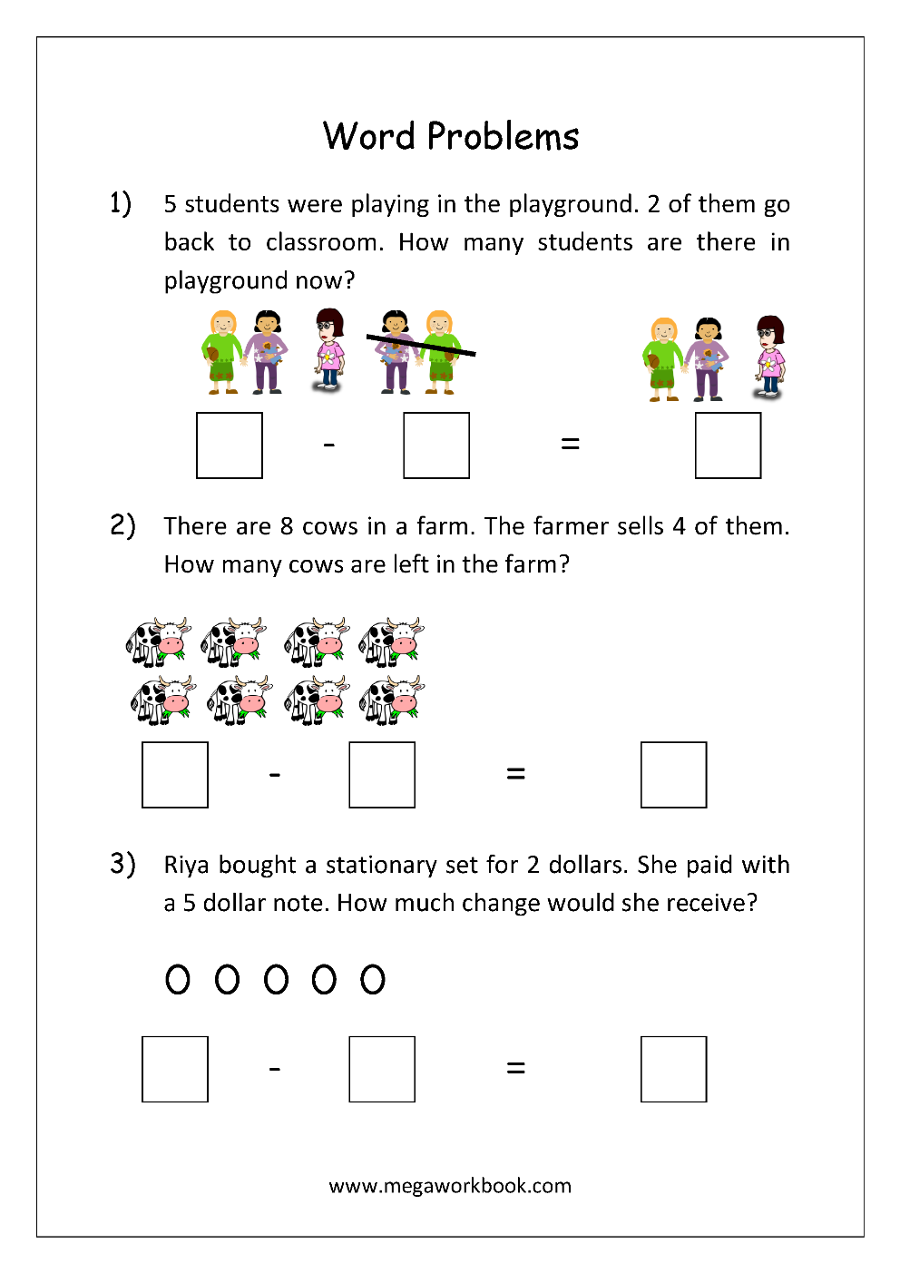 20 Maths Worksheet For Grade 5 Subtraction