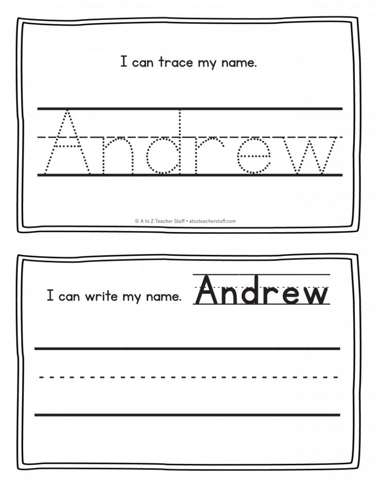 20 Name Writing Practice Preschool Handwriting Worksheets