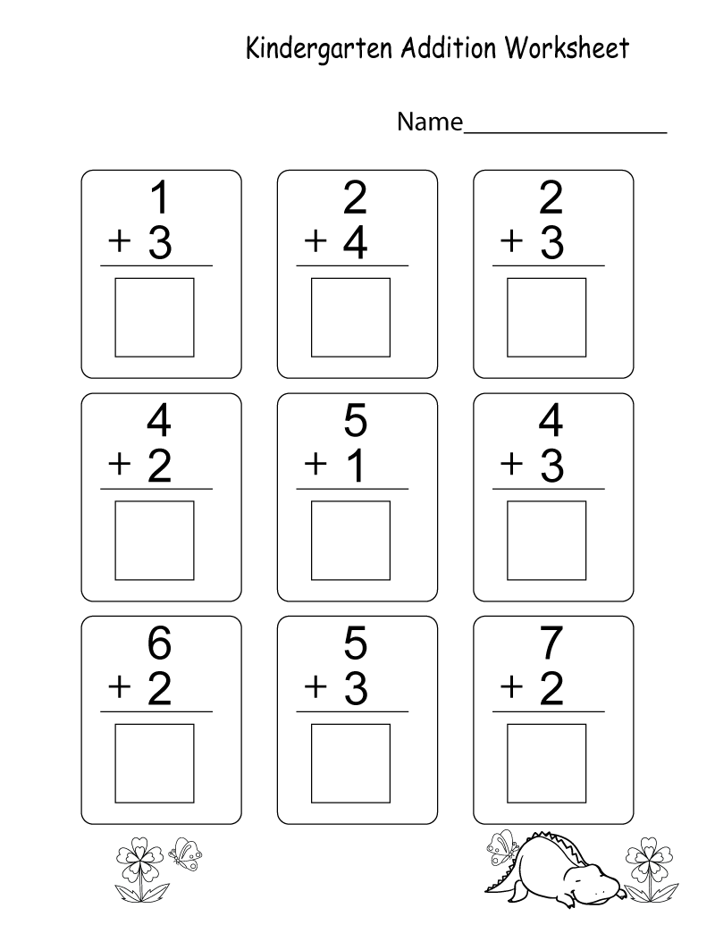 20 Picture Addition Worksheets Kindergarten Free