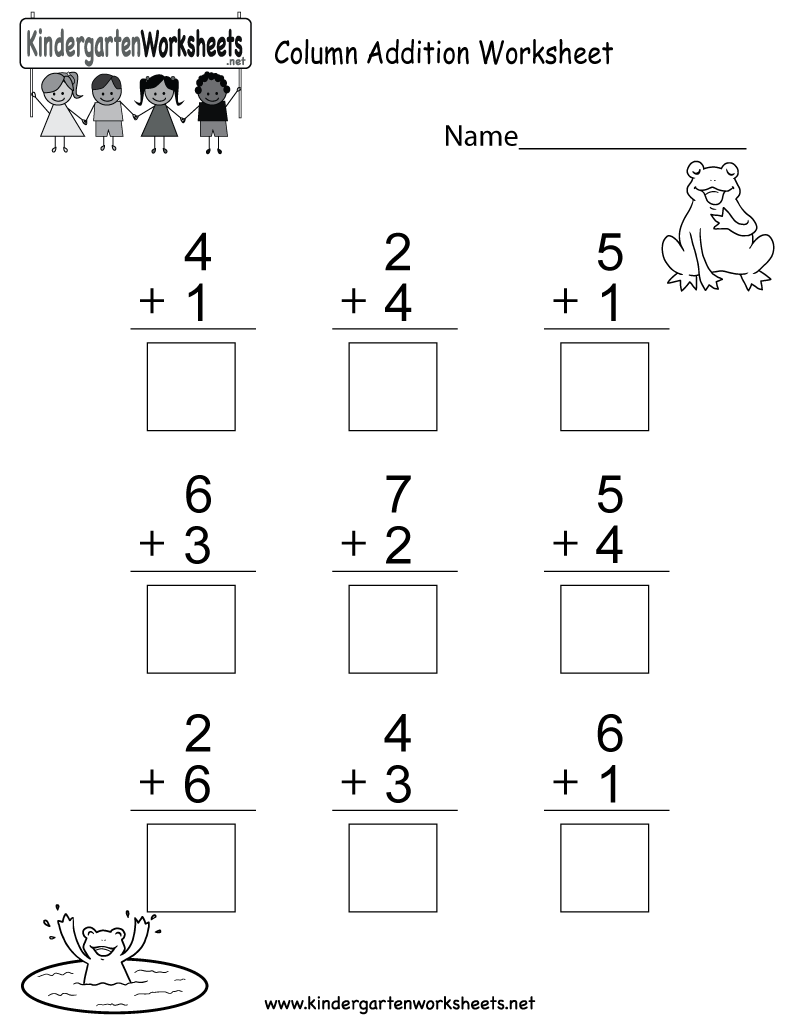 20 Picture Addition Worksheets Kindergarten Free