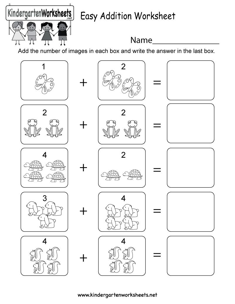 20 Picture Addition Worksheets Kindergarten Free