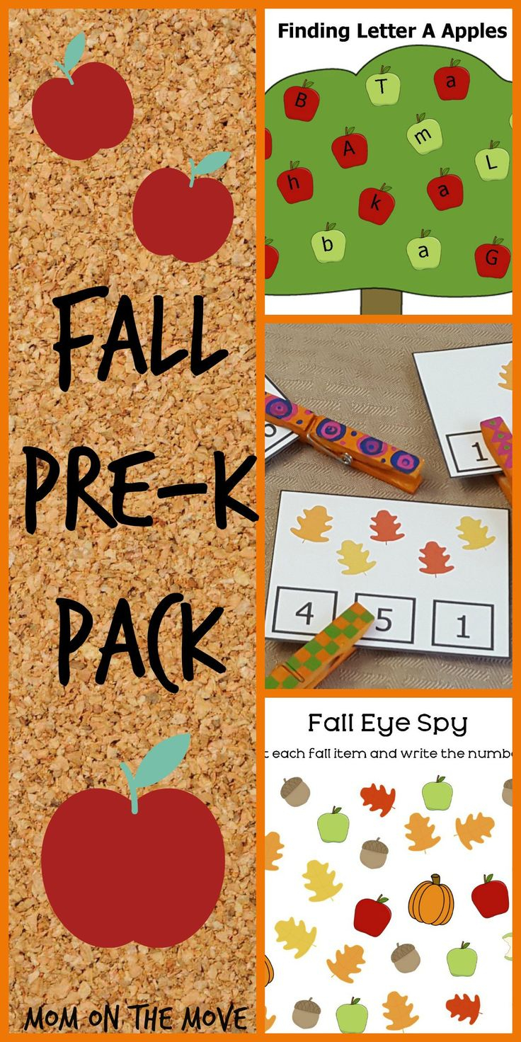 20 Preschool Fall Math Activities