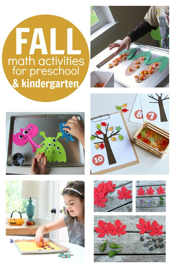 20 Preschool Fall Math Activities