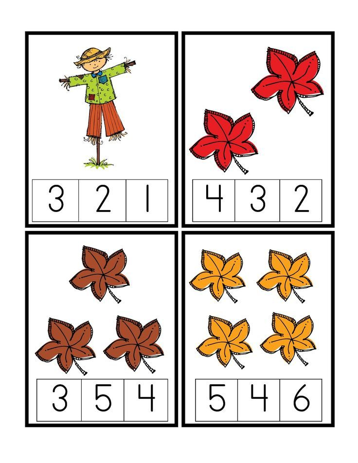 20 Preschool Fall Math Activities