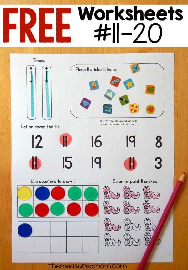 20 Preschool Math Activities 11 20