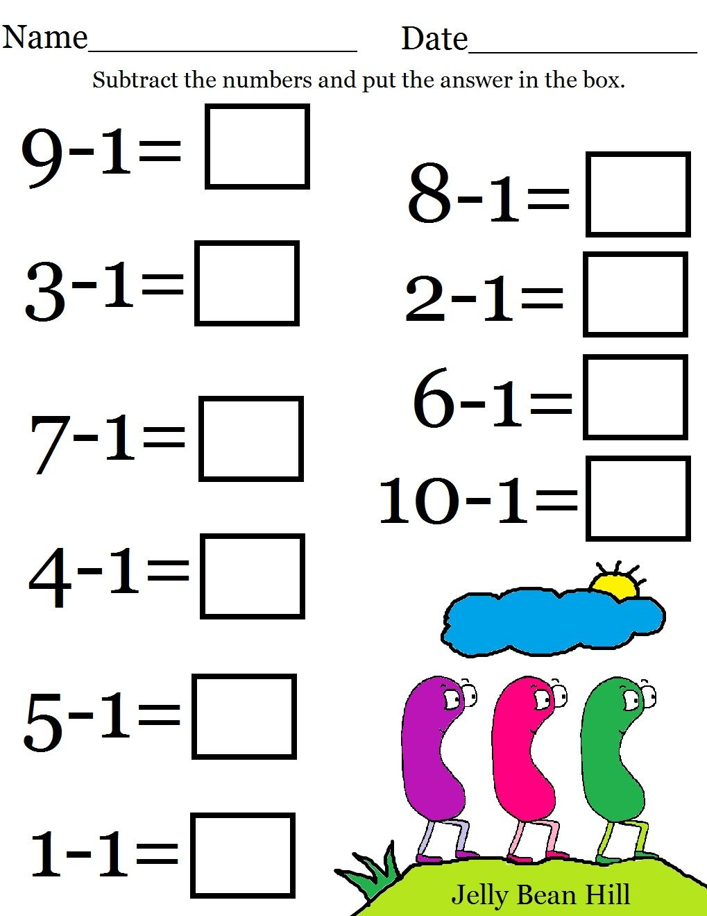 20 Subtraction Activities For Kindergarten