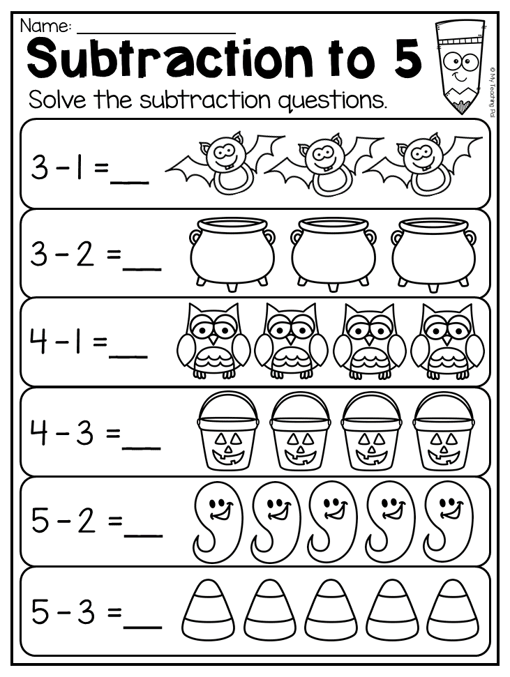 20 Subtraction Activities For Kindergarten