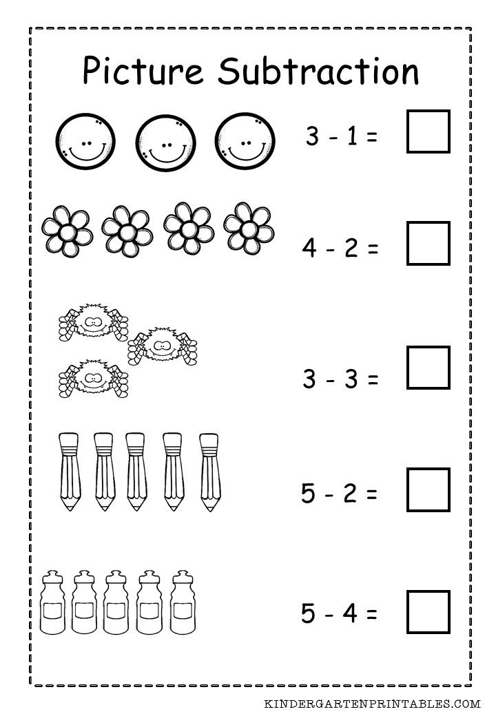 20 Subtraction Activities For Kindergarten