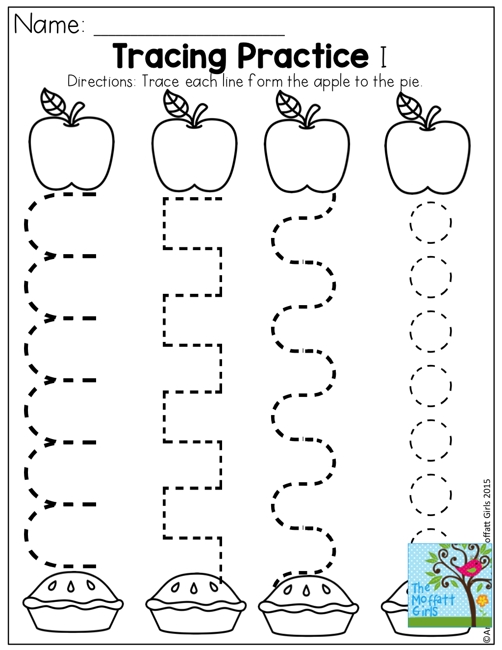 20 Tracing Worksheets Preschool 2