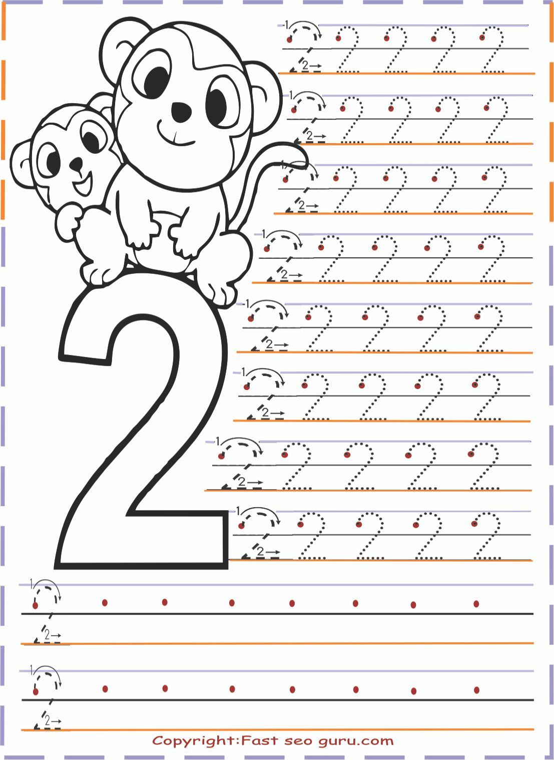 20 Tracing Worksheets Preschool 2