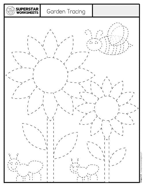 20 Tracing Worksheets Preschool 2