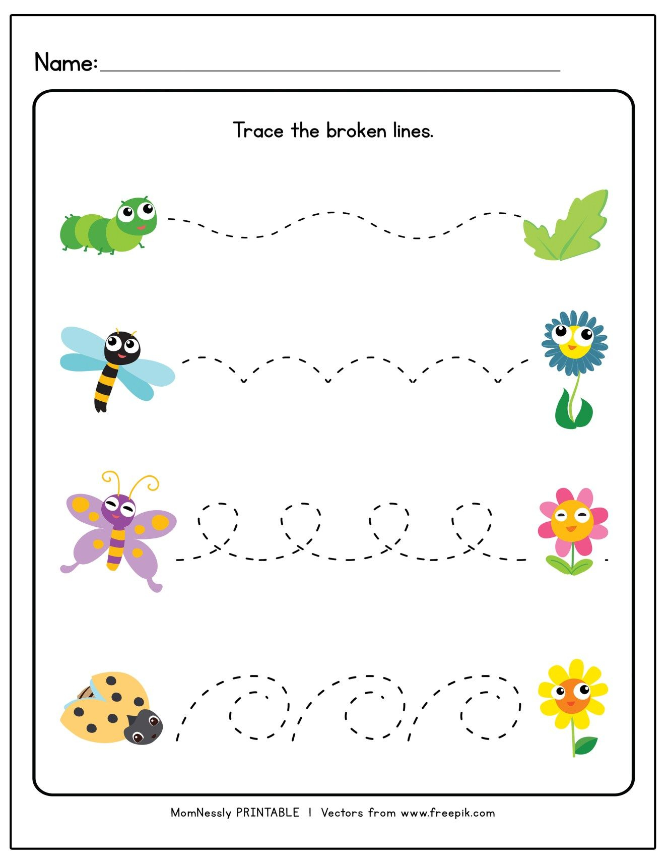 20 Tracing Worksheets Preschool 2