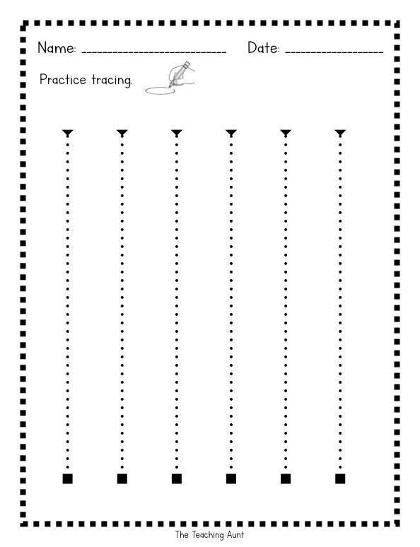 20 Tracing Worksheets Preschool 2