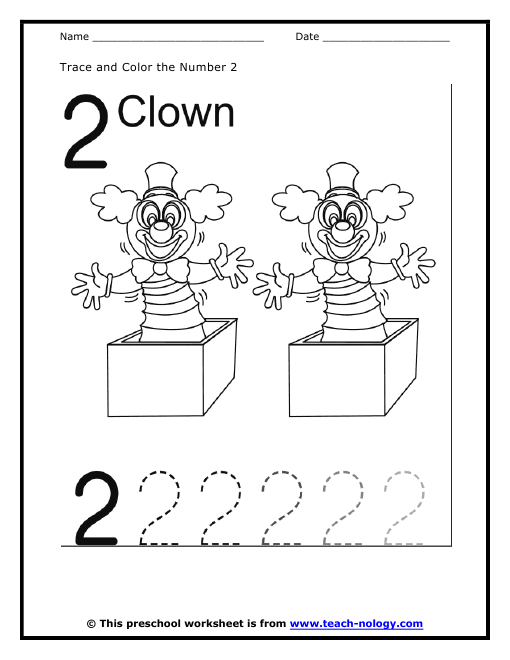 20 Tracing Worksheets Preschool 2